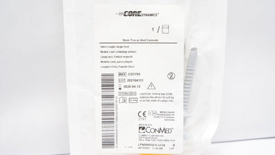 ConMed CD1705 Core Dynamics 5mm Trocar and Cannula